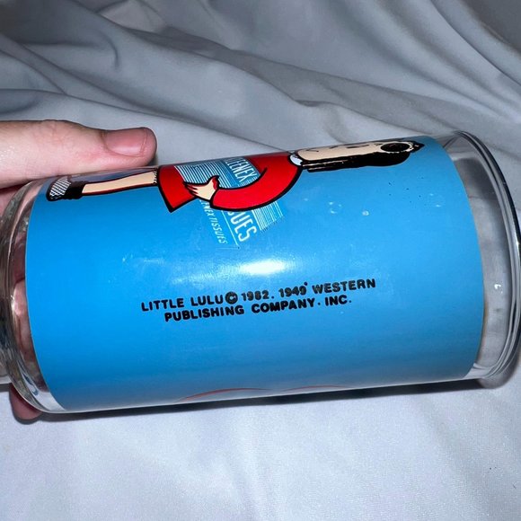 Vintage Kleenex Brand Promotional Glass Tumblers Drinking Glasses x2 Retro - Picture 14 of 14